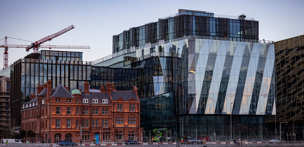 Salesforce Tower and Dalata Hotel, Spencer Dock, Dublin